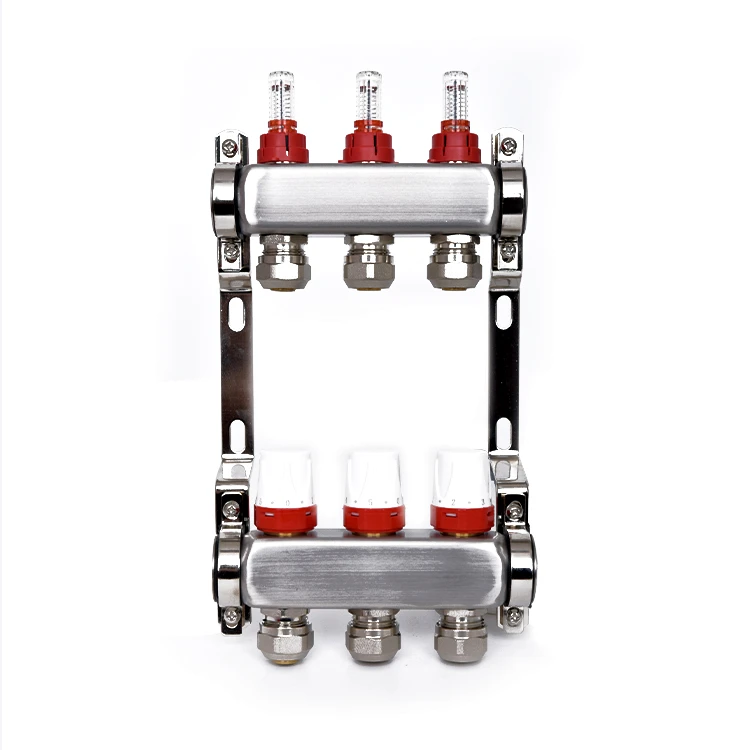 OLDE High Quality Customized Brass Manifold, Floor Heating Systems Manifold Type Stainless Steel  Manifold