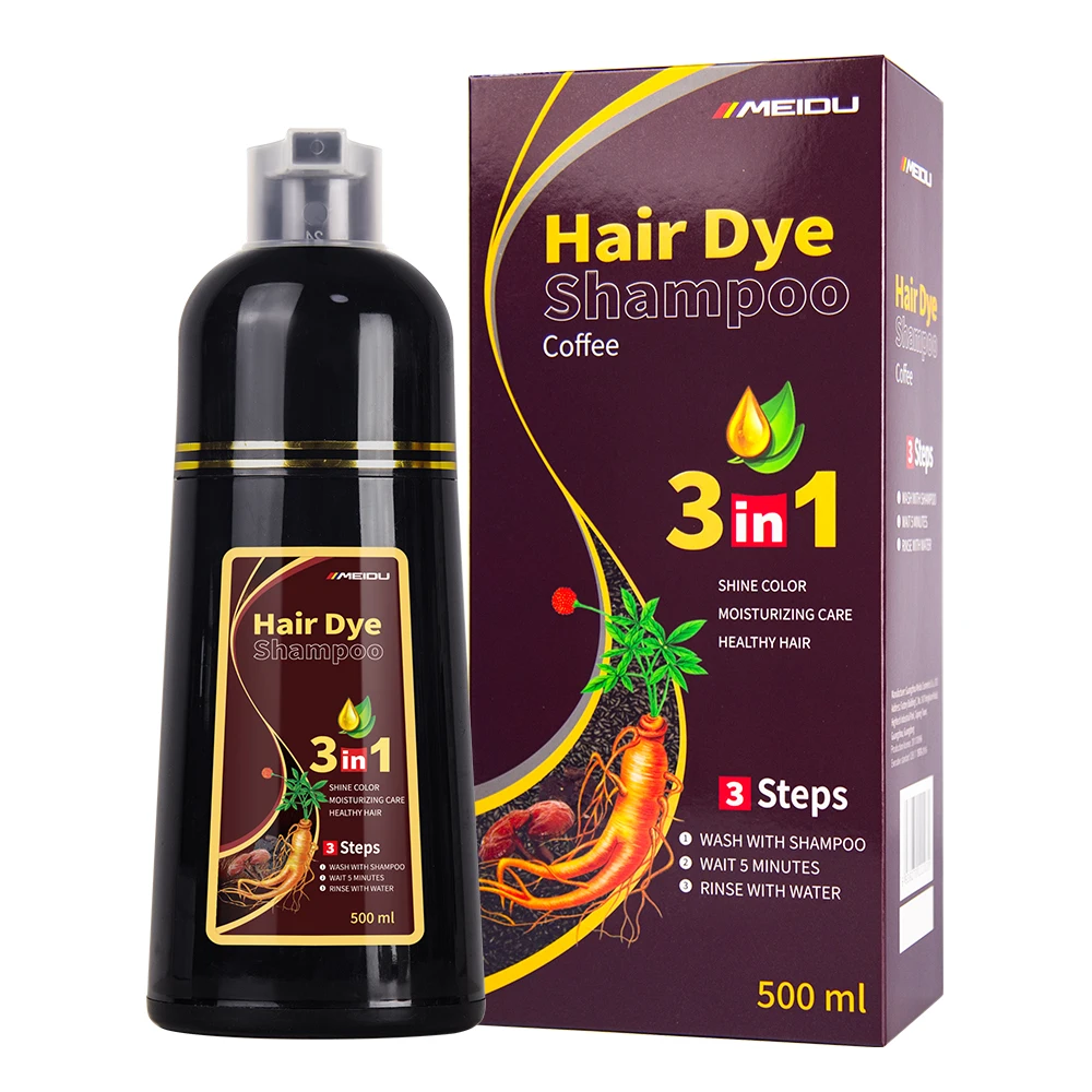 Шампунь для моментальной окраски волос 3 в 1