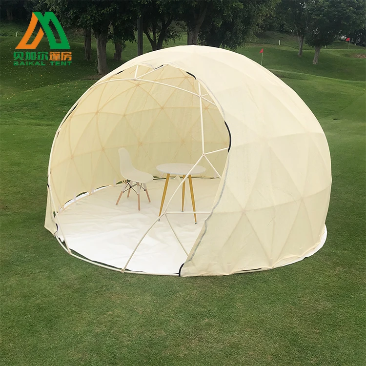 Luxury outdoor transparent hotel plastic clear dome garden igloo tent