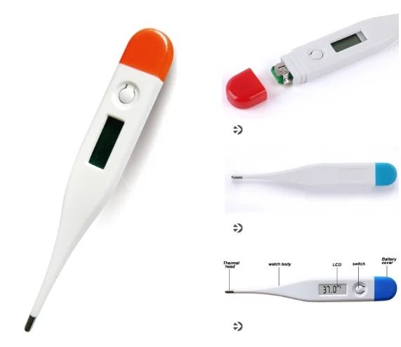 
CE/ISO Approved Home Use Electronic Rigid Tip Digital Thermometer, Electronic Thermometer 