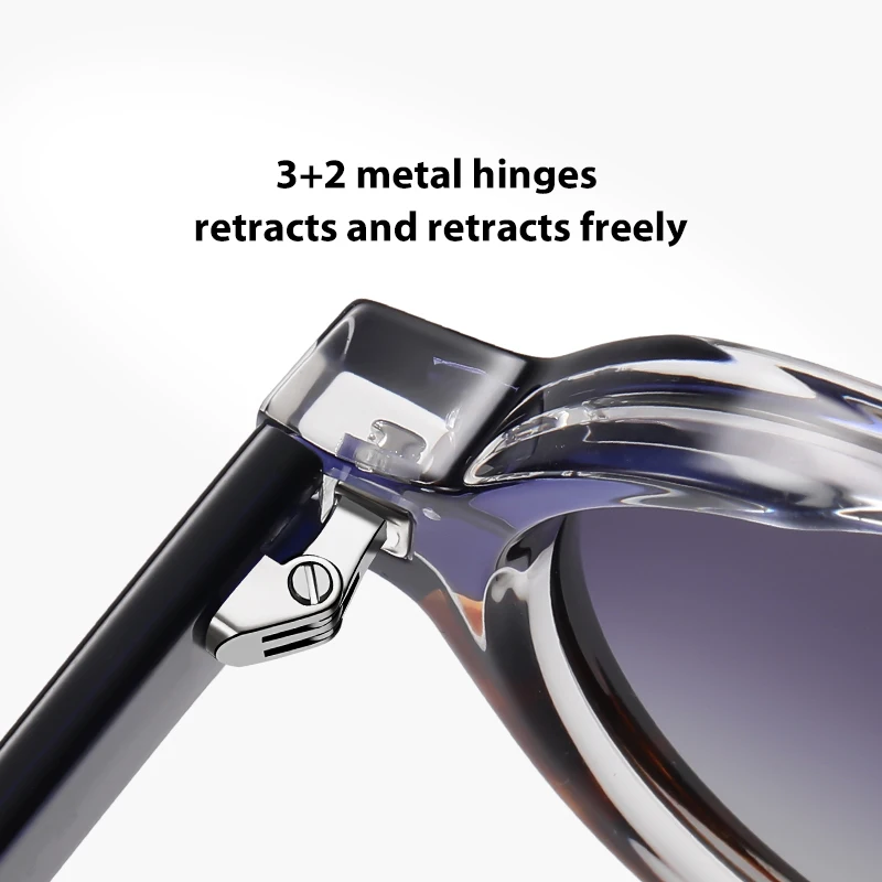 Retro Round Customized Sunglasses TAC Lenses UV400 Blocker Sun Glasses Acetate Temples Sunglasses 2024