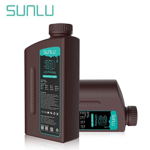 SUNLU uv 3d printer resiner photopolymer resin 405nm 3d printer OEM/ODM 1KG standard 3d resin
