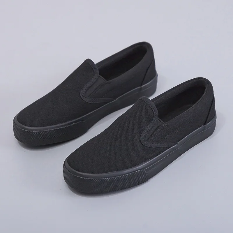 Men Loafer Shoes Slip On Rubber Men Casual Canvas Shoes Vulcanized Canvas Shoes Wholesale Sneakers