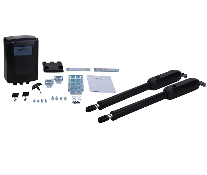 Двойной Открыватель для ворот постоянного тока SW400DC 400 кг с листьями