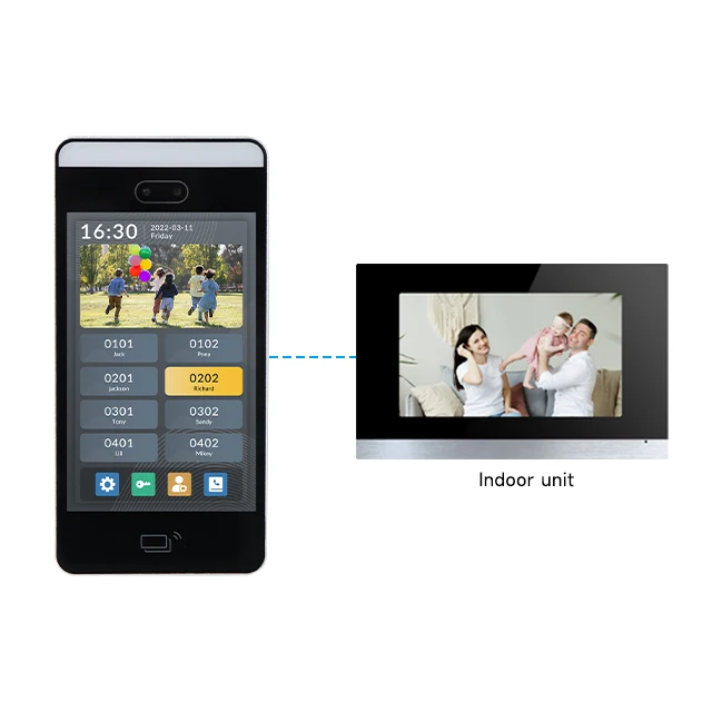 Sip Ip App Audio Video Door Phone Intercom Ethernet Smart Wifi Tuya Video Doorbell Waterproof With Unlock Function