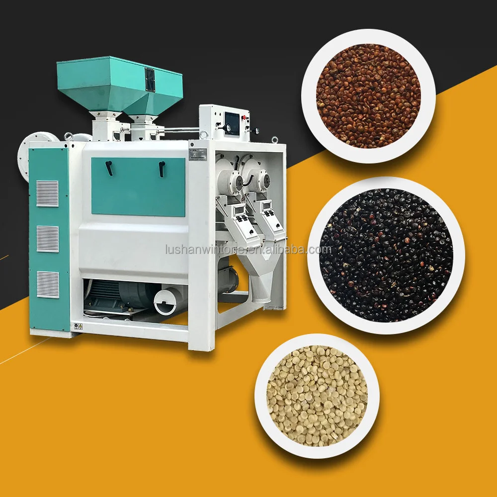 High Efficiency Quinoa Dehulling Machine for Processing Decorticating and Shelling - Quinoa Huller/ Shelling Machine/ Processing