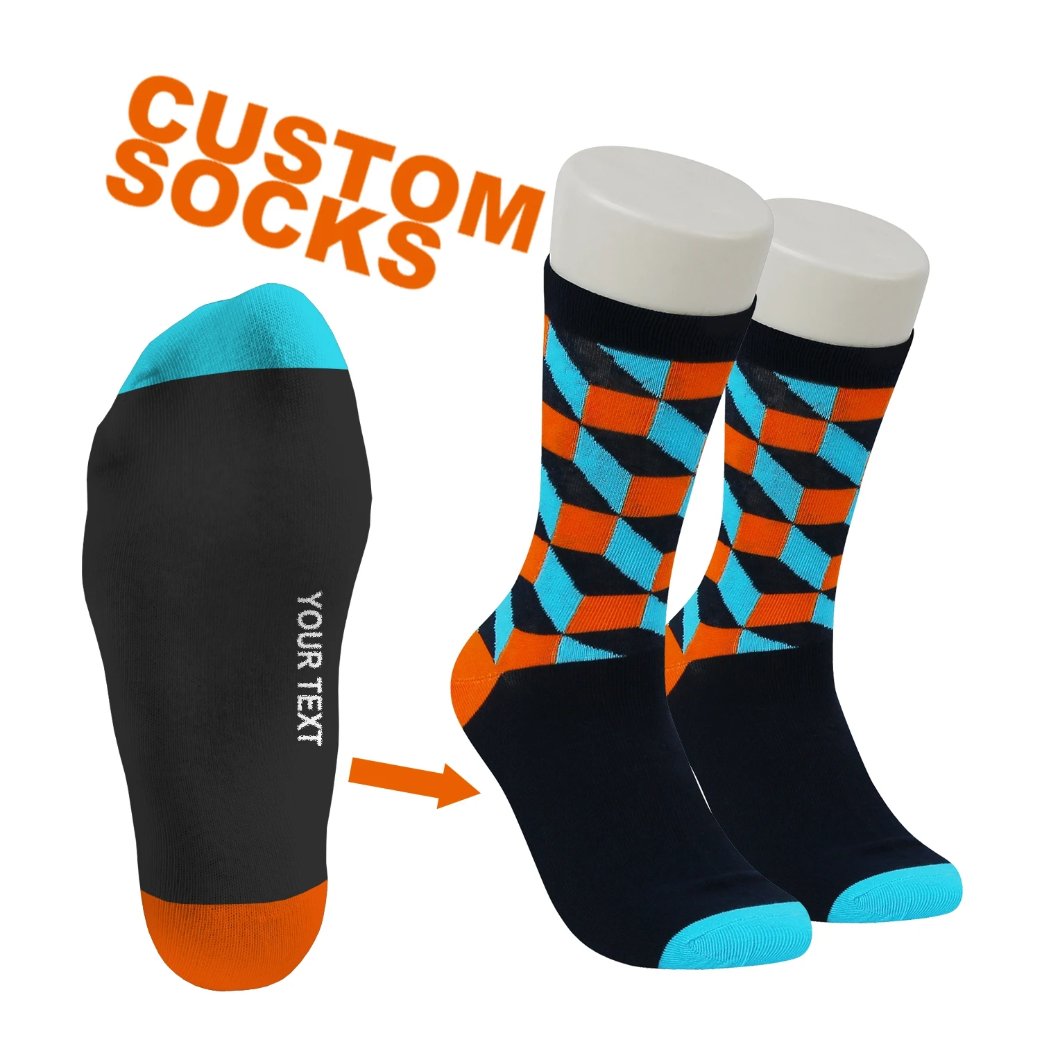 RJ-II-0348 custom logo mens elegant socks mens casual socks
