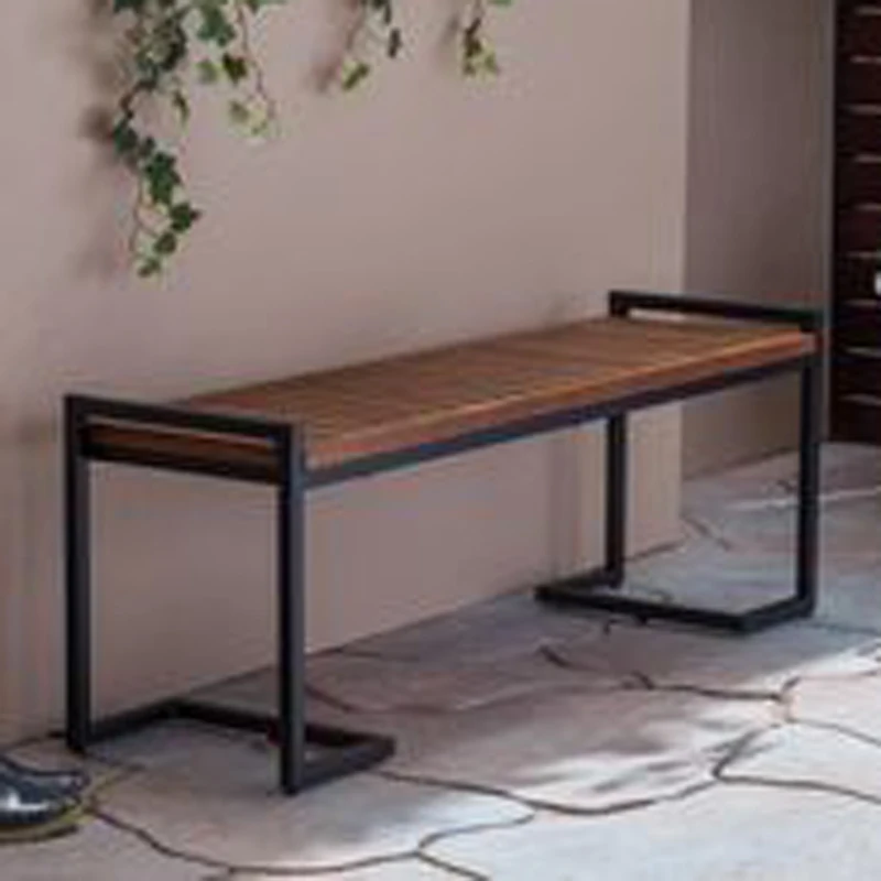 Affordable Garden Metal Patio Benches Black Parks Decoration Outdoor Garden Accessories Family Volume Art & Crafts