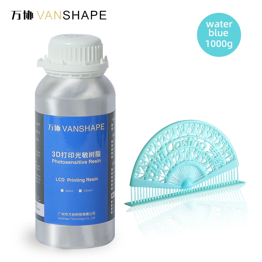 Vanshape UV Hard Resin For LCD 3D Printer High Hardness Clear UV Curing Resin For Figures