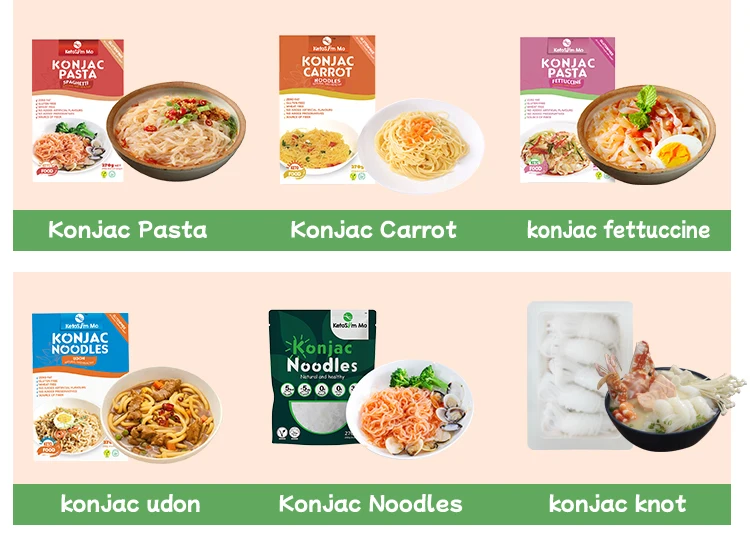 New Arrivals Keto Friendly Convenient Meal Replacement Instant Brewed Cooked Low Gi High Fibre Konjac Rice