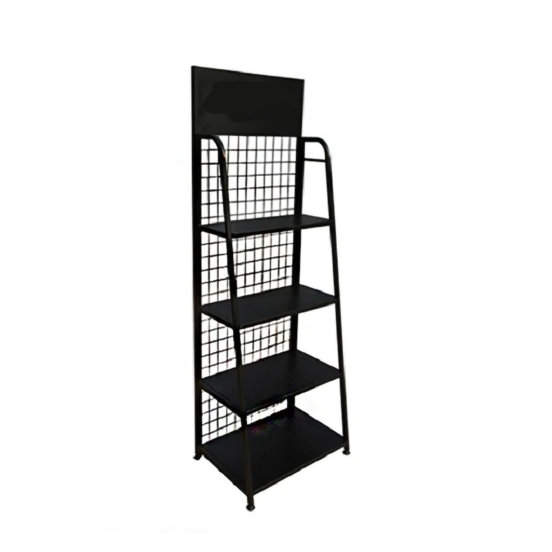 garage shop durable metal auto parts engine oil display rack lubricants oil display stand