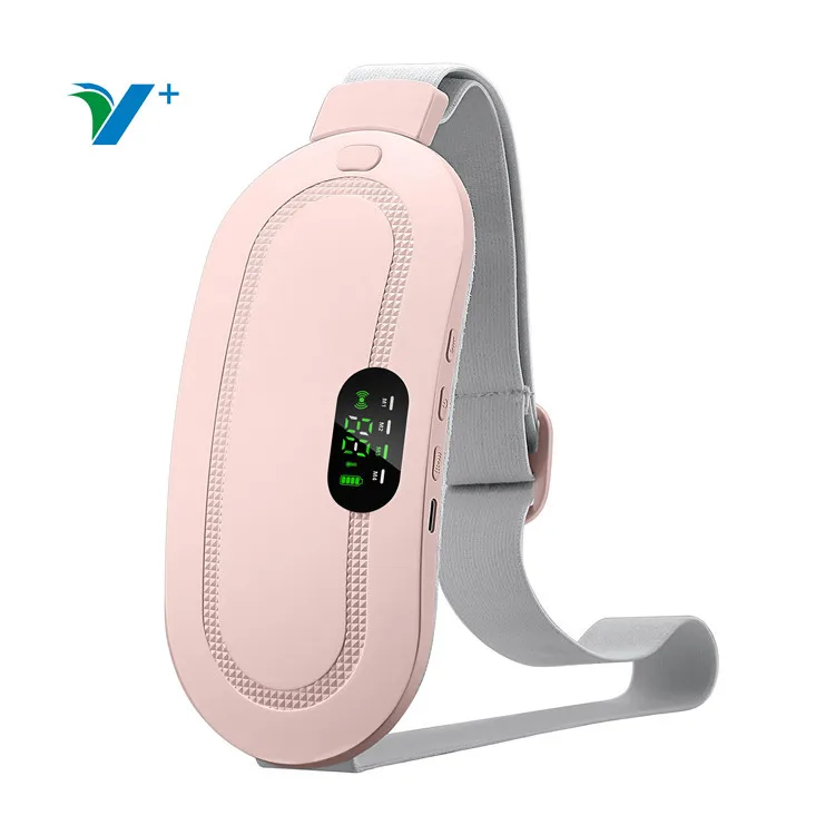 Wholesale Smart Pain Relief Warm Palace Belt Portable Electric Women Periods Massager Menstrual Heating Pad For Menstrual Cramps