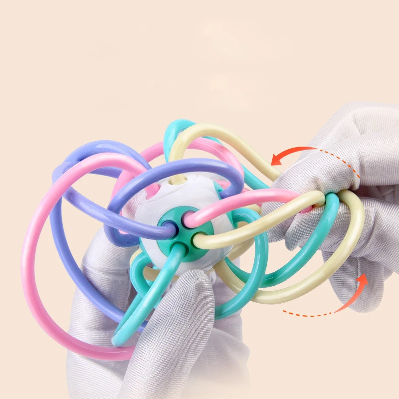 BPA Free Silicone Baby Rattle New Baby Rattle Toy For Kids Silicone Rattle Teething Toys For Babies