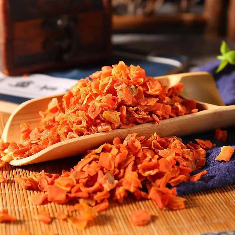 HUAOU Factory Supply Dried Carrot Granules New crop air dried dehydrated vegetable Cheap Price dried carrot flakes