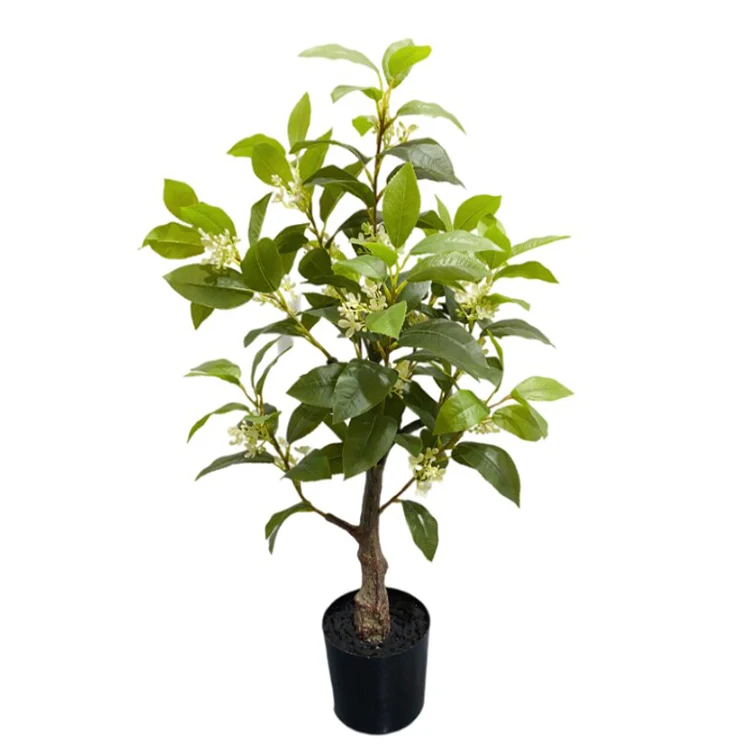 Garden Decoration Flower Osmanthus Fragrans Artificial Tree For Garden Decoration Landscape Simulation Green Plants Trees