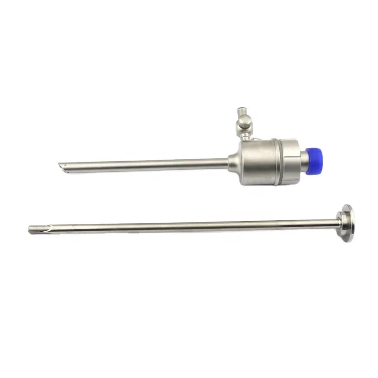 China High Quality Surgical Medical Laparoscopic Endoscope Megnetic, Light Weight Trocar pyramidal 5.5*100MM