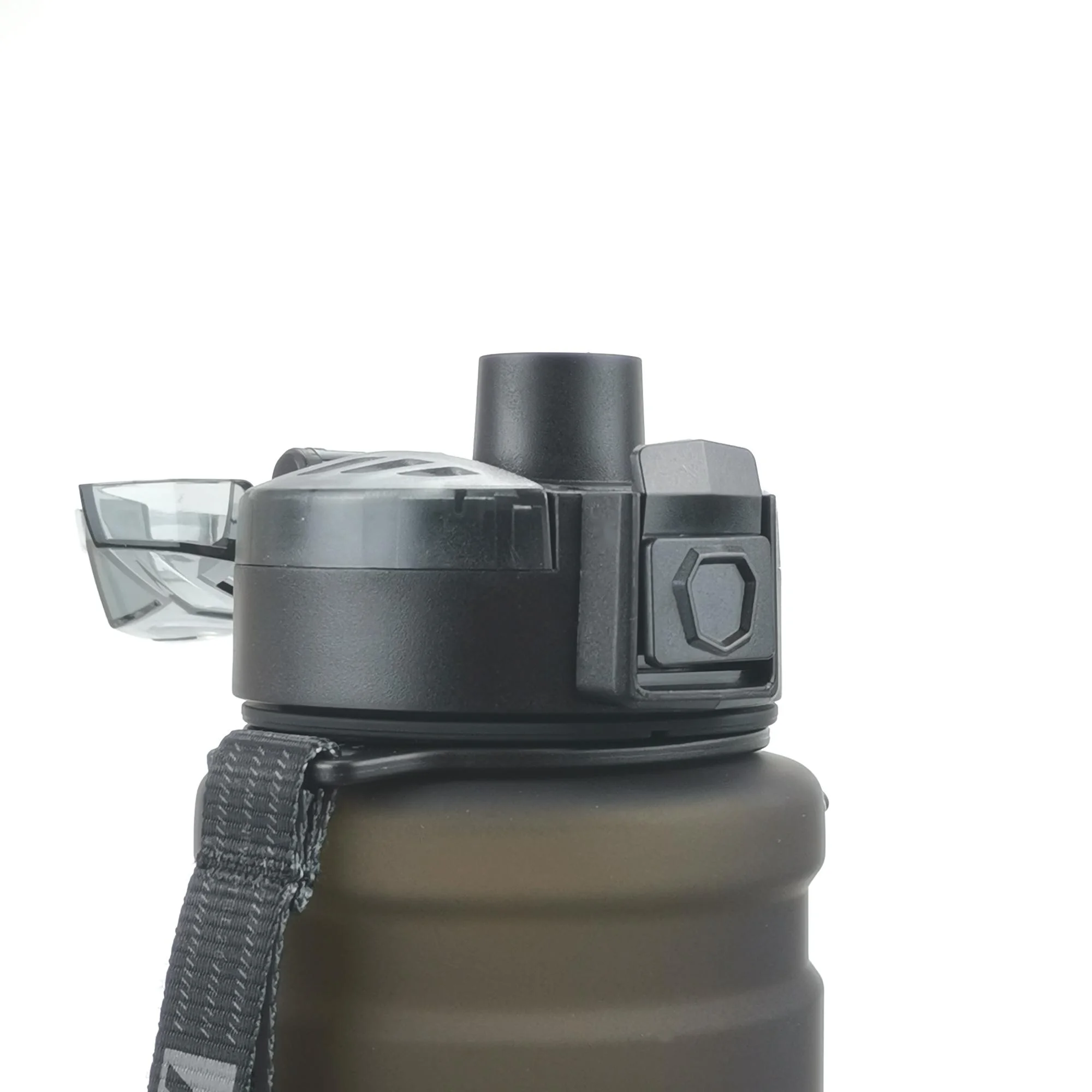 Новинка прямая пластиковая бутылка для воды без бисфенола А матовая Спортивная походная посуда напитков Герметичная Бутылка тренажерного зала с