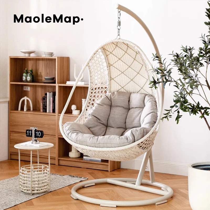 hammock outdoor sun lounge cocoon swing chair camping rattan garden furniture set pool terrace backyard hanging egg chair