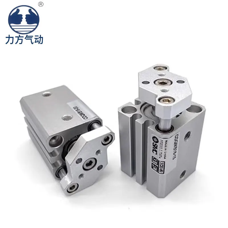 SMC cylinder CQMB50/CDQMB50 series double acting hydraulic piston compact thin cylinder