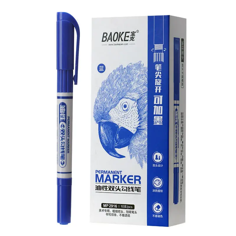 Wholesale Factory Price Dual Tip Oil Based Acrylic Art Paint Marker Set For Painting Drawing