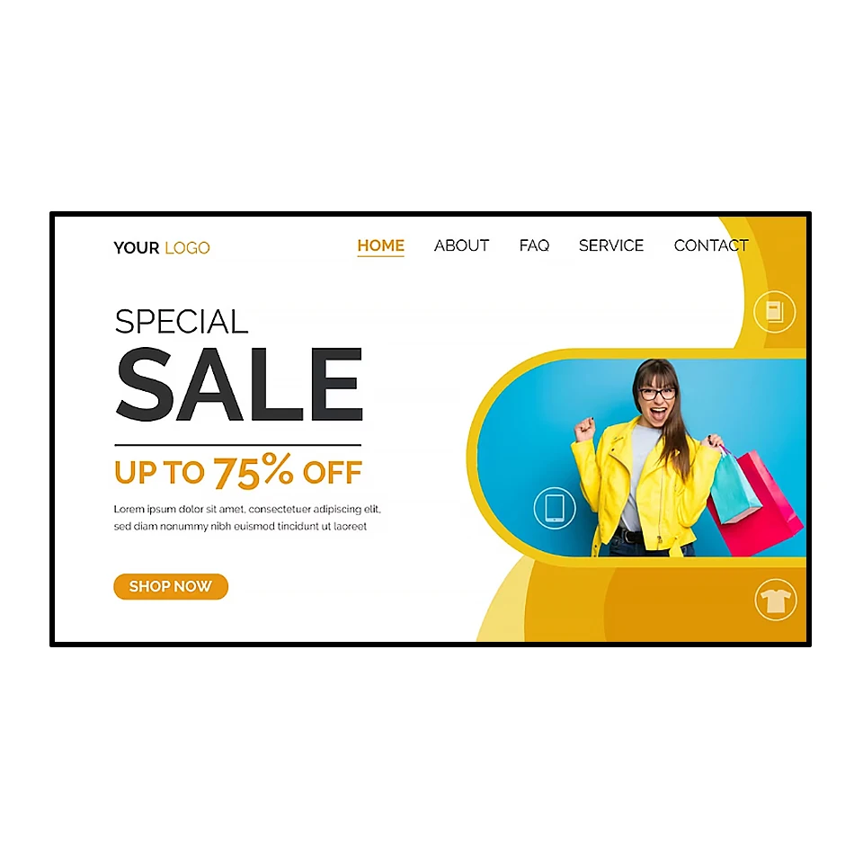 43-49 inch wall mounted capacitive touch WIFI 3G Android Network Advertising Player ,xxx tv for indoor advertising use