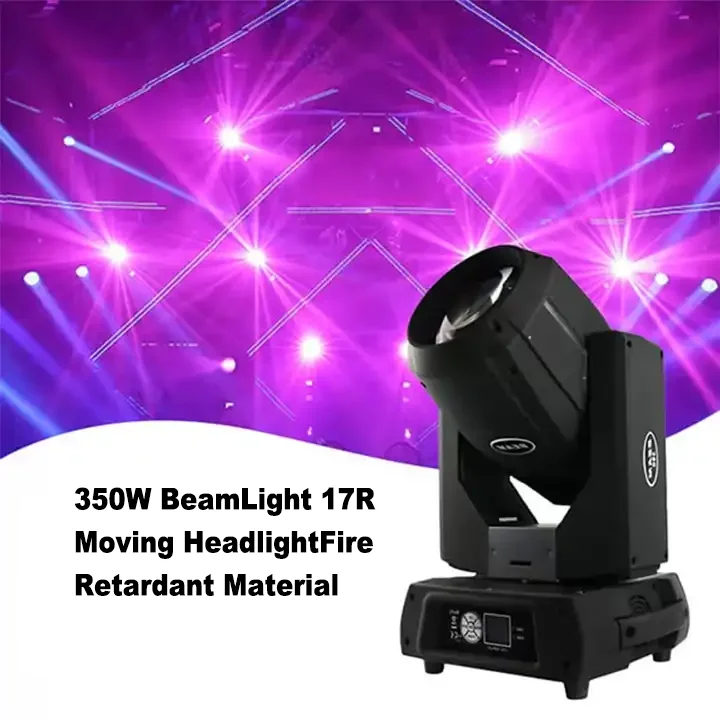 Grace 350W 17R Beam Spot Button LCD Display Moving Head Stage Lights