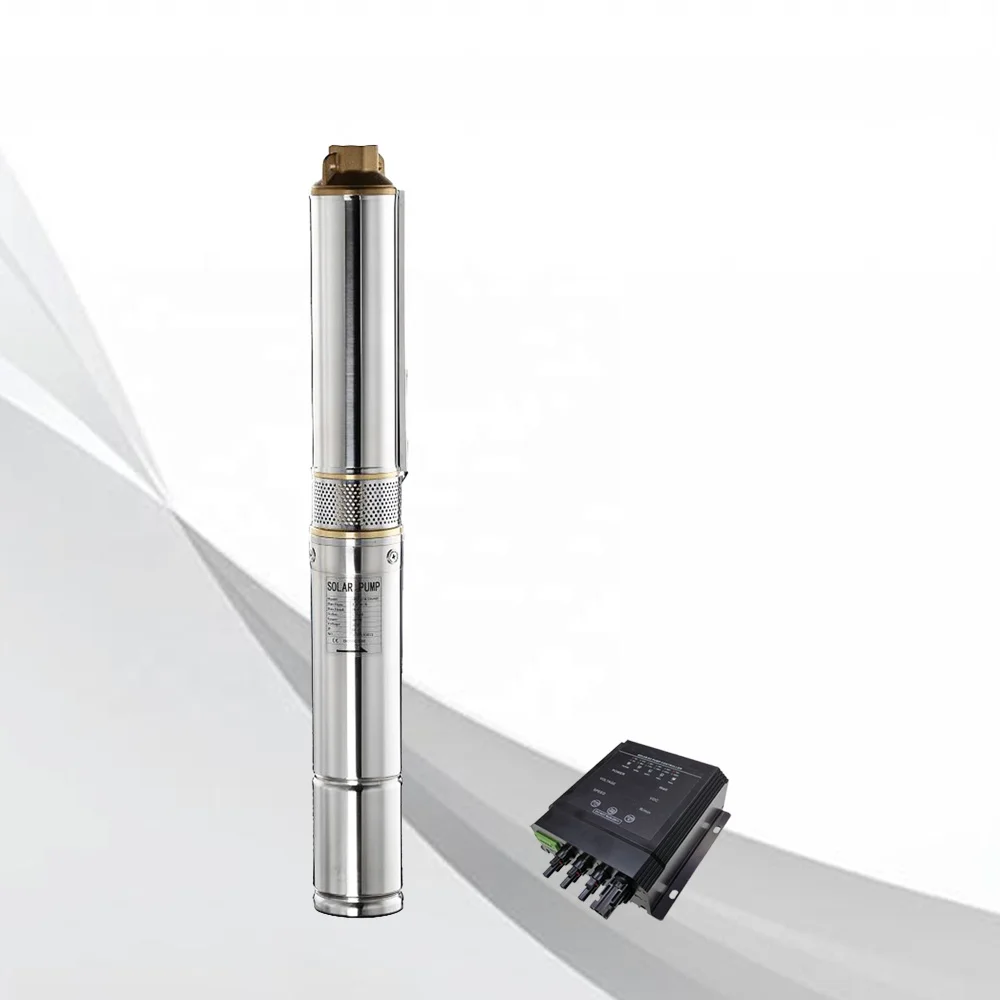 JL solar screw submersible pump with stainless steel helical rotor and mppt solar pump controller