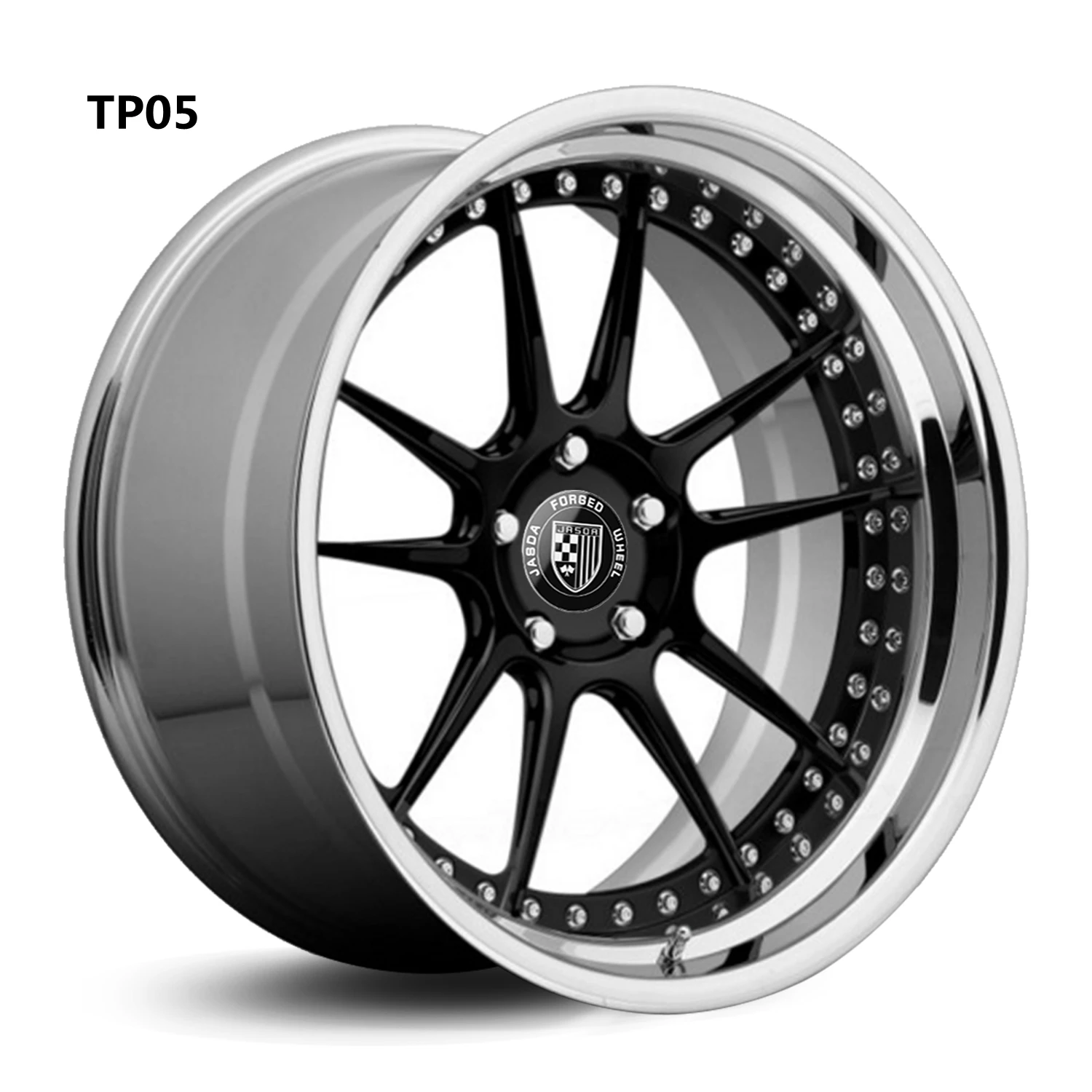 Customized Luxury  2 piece  Forged Alloy Wheels For High End Racing Cars