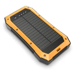 iMato Trendy Design Portable Outdoor Waterproof 20000mAh Solar Wireless charger power bank with LED lights Camping Lights.