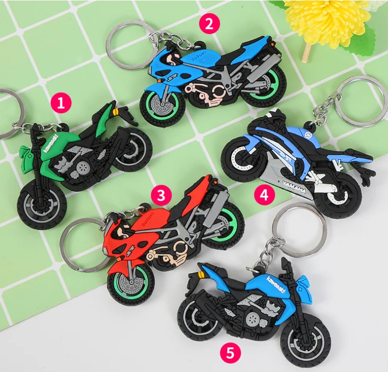 Cartoon Keychain PVC Rubber Key chain Custom Wholesale Promotional Gift Cute Soft PVC Key Chain 3D Pvc Soft Rubber Keychain