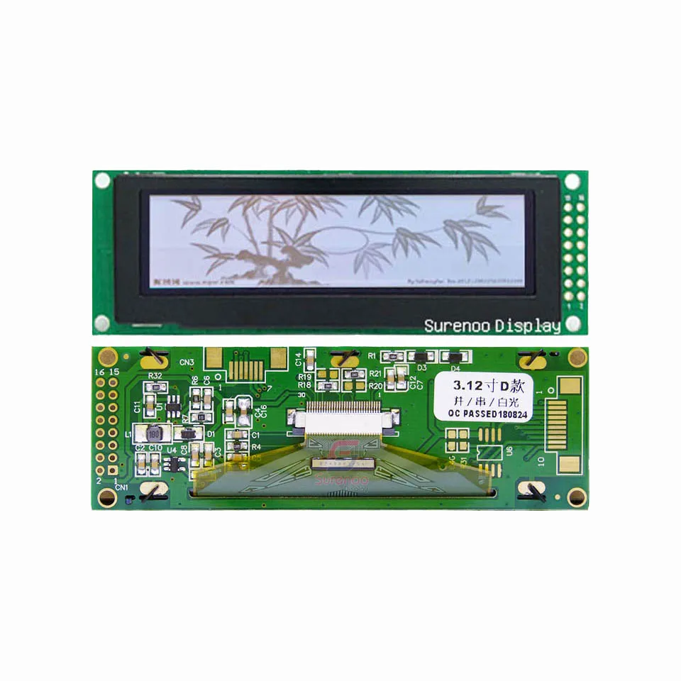  Реальный OLED-дисплей 3 12 дюйма 25664 256*64 x мм SSD1322 Параллельный Последовательный SPI графический ЖК-модуль дисплей LCM панель
