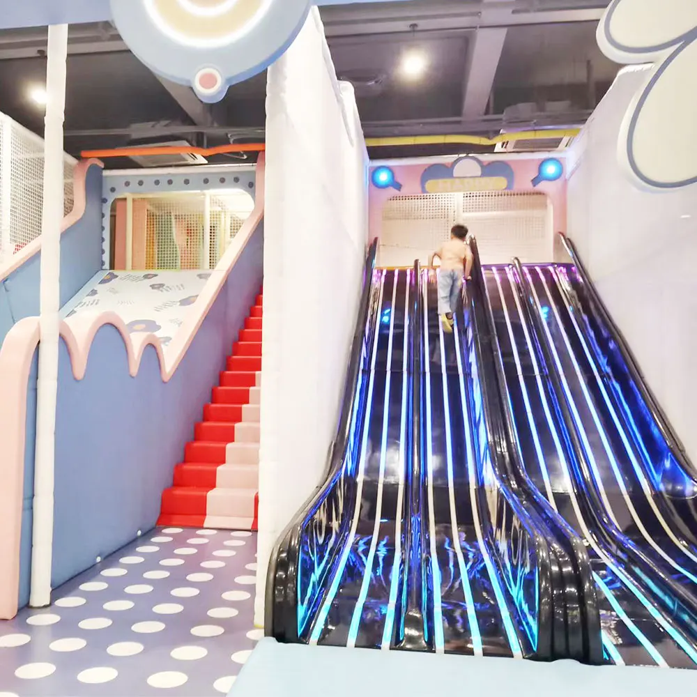 Children Indoor Amusement Park Playground Naughty Fort Indoor for Kids CE Customized Indoor Soft Play Indoor Slide 17 Years