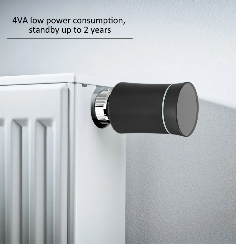 TUYA Wireless Smart Living Room Thermostat Radiator Valve TRV for Home Heating Zigbee Smart Home System Thermostat