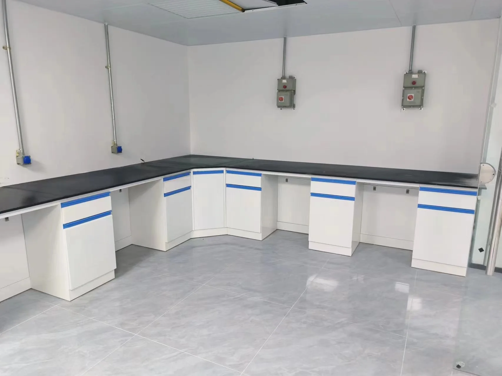 All Steel Chemistry Laboratory Equipment Physics Laboratory Furniture Laboratory Island Table Central Table