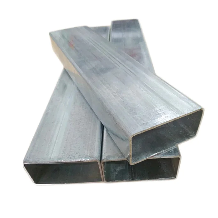 Zinc 40x60 galvanized rectangular steel pipe price per unit metal iron square pipe tube