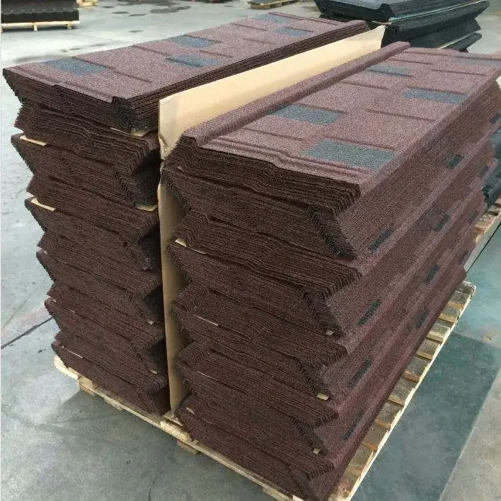 Самая плавучая металлическая кровельная плитка с каменным покрытием в Нигерии черепица из камня