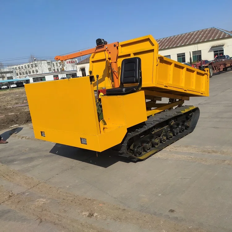 Diesel Engine Mini Dumper Truck 1000kg 2000kg 3000kg Crawler Small Dumper For Sale