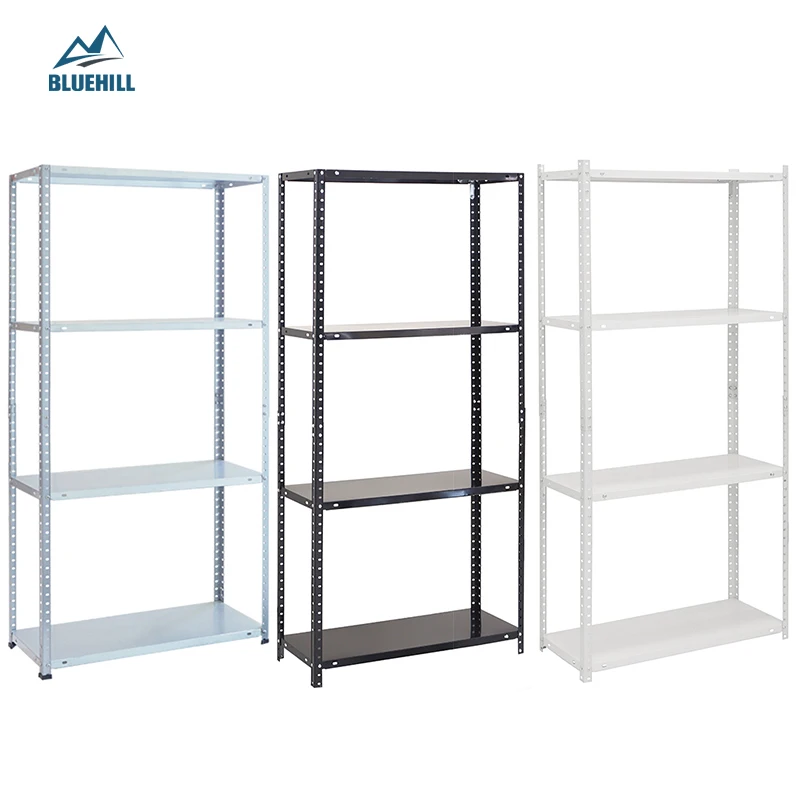 Wholesale easy to assemble powder coated estanterias metalicas galva galba boltless storage turtle rack wood shelf SG175 175kg