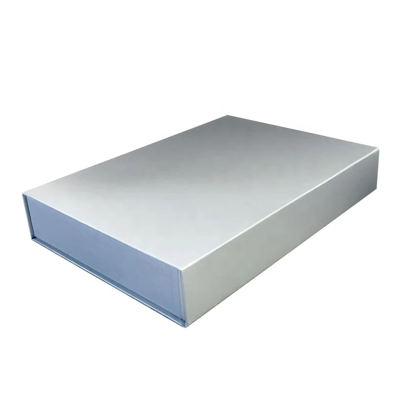 Custom Printed Large A4 Deep Baby Pink Magnet Gift Box With Magnetic Closure Lid oem logo