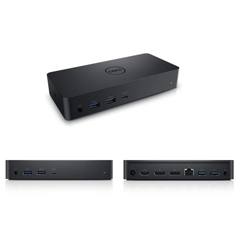  DELL D6000 док-станция для USB-C USB 3 0 4K 130 Вт переменного
