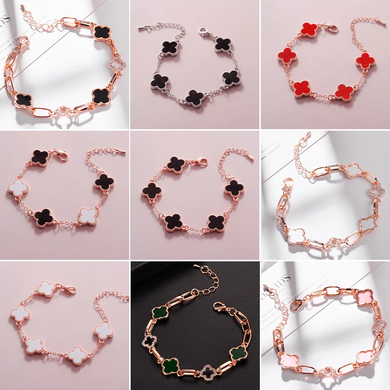 Clover Design Fashion Jewelry Bracelets & Bangles Daily Charm Women Bracelet