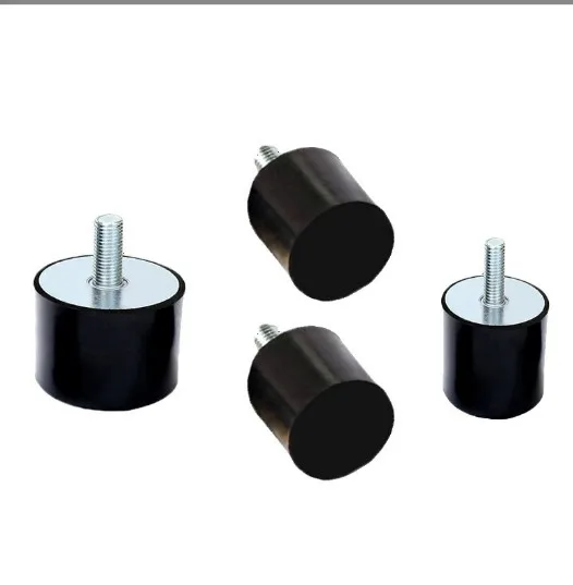 Rubber Shock Absorber Ve Type Flat Head Rubber Internal Thread Machine Shock Pad Cushion Shockproof Column Rubber Block