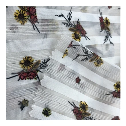 dress drapery shifon giraffe bolts of fabric for dress woman material and textiles chiffon 6mm flower white roll ashenda