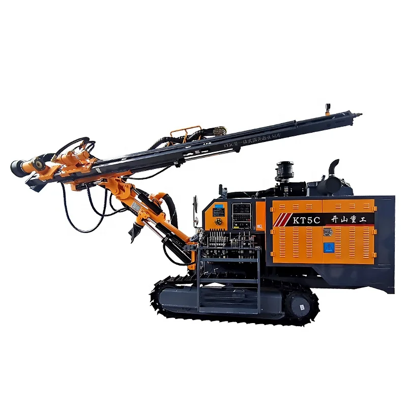 Hard Stone Portable Drilling Machine Hydraulic Crawler Borehole Drill Rig Made in China