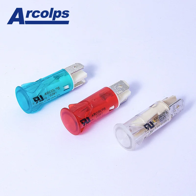 2021 New Popularity 2v~380v Red/amber/green/blue/clear 12v Led Indicator Light