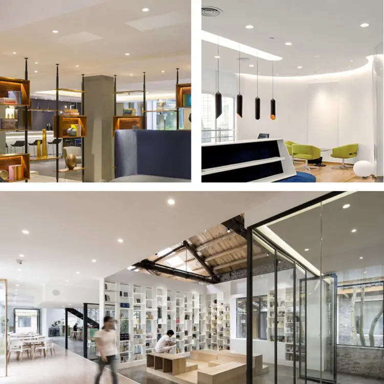 BENHAO Support OEM/ODM Aluminum Round Ceiling Lamp 4w 7w 12w 18w 30w 35w COB Philips Chip Led Down Light