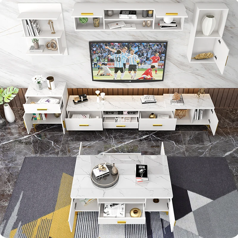 Modern living room furniture set wooden tv stand and coffee table furniture living room set