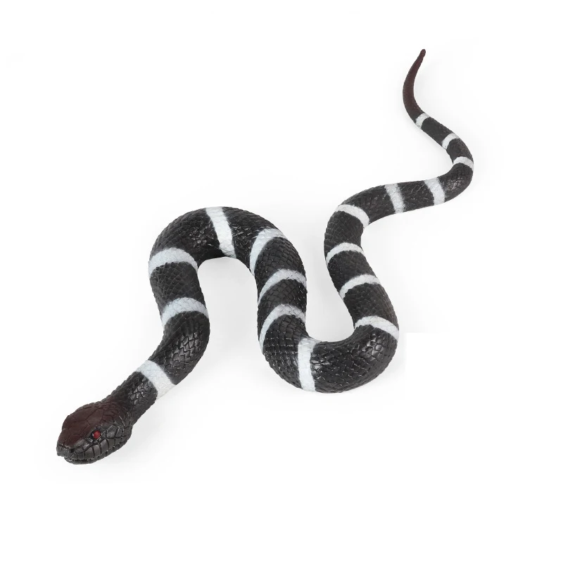 Rubber Toy Prank Children Gift Realistic Soft Snake Halloween Party Prop