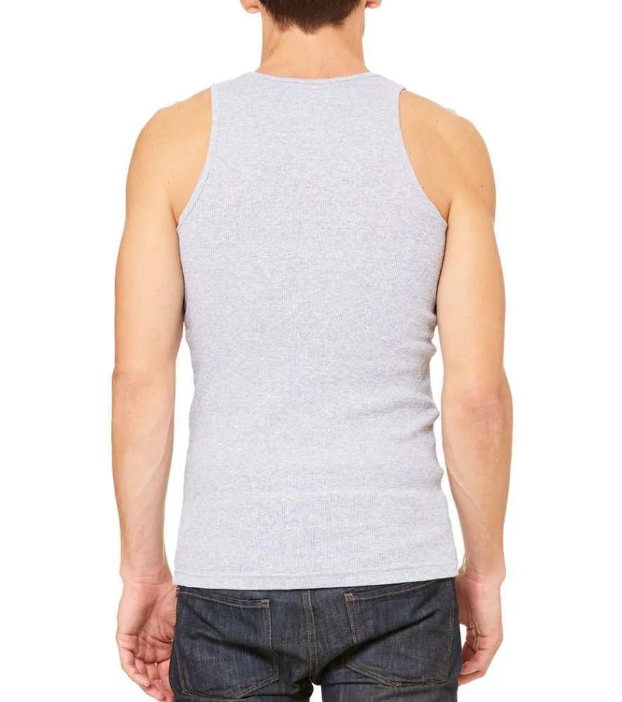2021 Повседневная 100% хлопок Slim Fit Плотная ткань Трикотажная майка для
