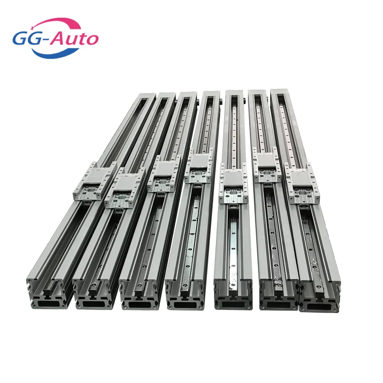 High Speed Low Noise 3000mm Belt Actuator Linear Motion Guide With Servo Motor